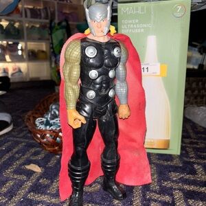 Action Figure with Red Cape